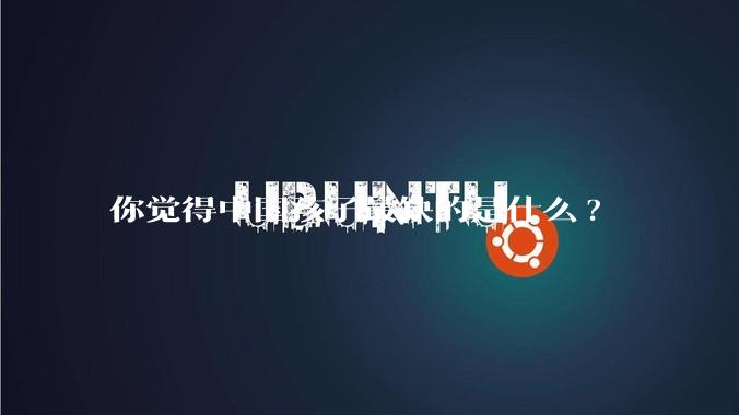 你觉得中国孩子最缺的是什么?
